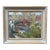 Framed Cityscape Oil Painting, 1945 For Sale