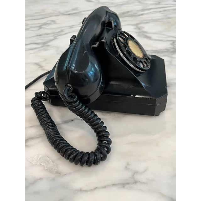 STROMBERG CARLSON　USA　卓上電話機　アンティーク 1940's Vintage Stromberg Carlson Black Desk Telephone~ Model