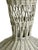 Vintage White Wicker Table Lamp With Matching Woven Shade – Coastal Boho Mid-Century Style 31.5” Tall For Sale - Image 11 of 18