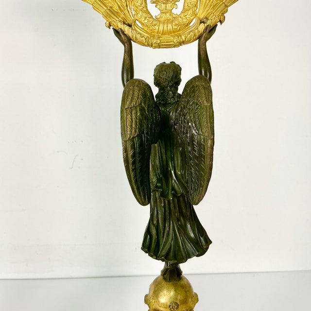 Early 19th C. Antique French Empire Pierre-Philippe Thomire Winged Nike Victory Candelabras - A Pair, Attributed For Sale - Image 14 of 18