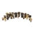 Collection of 24 Antique British Horn Beakers, Including Silver-Mounted For Sale