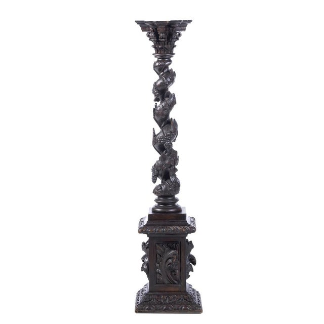 Brown Columns, Set of 2 For Sale - Image 8 of 8