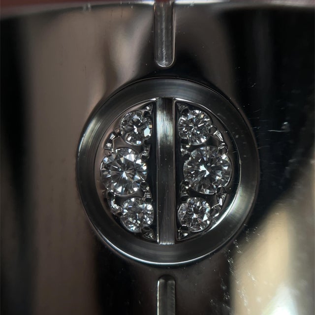 Cartier Love Cone Diamond 18k White Gold Ring, Size 6 For Sale - Image 11 of 11