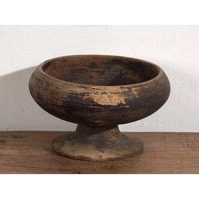 Antique Tibetan Wooden Bowl For Sale - Image 6 of 7