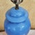 Vintage Blue Porcelain Urn Lamp With Brass Base - Hollywood Regency For Sale - Image 14 of 18