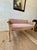 Hollywood Regency Louis XV Style Washed Caned Loveseat Serpentine Frame For Sale In New York - Image 6 of 11