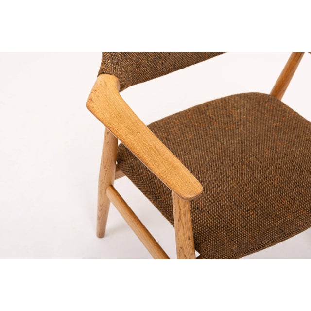 Beige Vintage GM11 Armchair by Svend Åge Eriksen for Glostrup Mobelfabrik, 1960s For Sale - Image 8 of 10