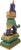 Large Old Chinese Sancai Glazed Pottery Ming Guardian Warrior Figure Statue For Sale In Dallas - Image 6 of 9