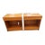 Danish Modern One Drawer Nightstands, a Pair, Circa 1970s For Sale