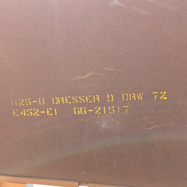 1970s Brutalist Lowboy Dresser With Sculptural Geometric Facade For Sale - Image 18 of 18