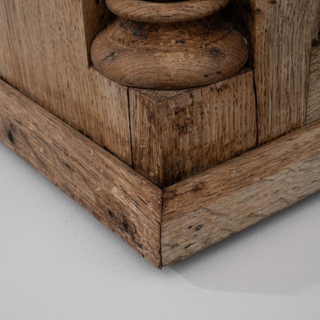 19th Century Belgian Bleached Oak Box For Sale - Image 10 of 18