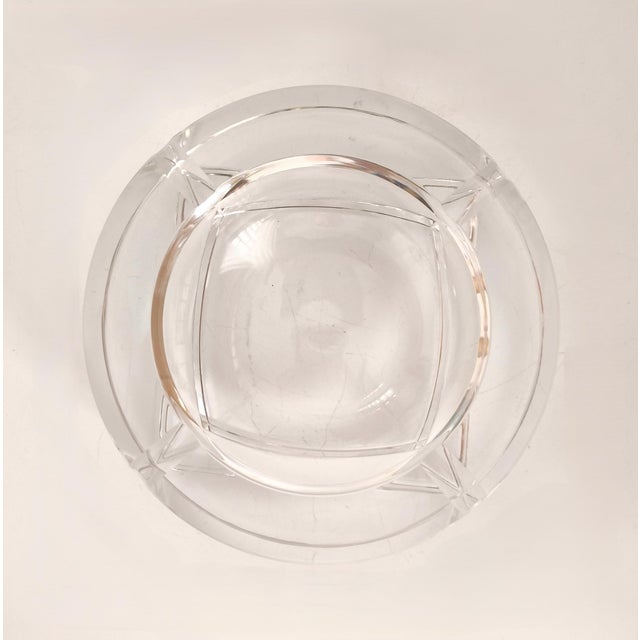 Monumental Czech Moser Hand-Cut Crystal Ashtray For Sale - Image 14 of 15
