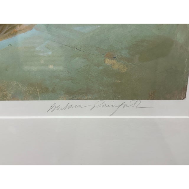 Green Barbara Rainforth "Aerial Horizon" Landscape Print, Signed + Dated For Sale - Image 8 of 12