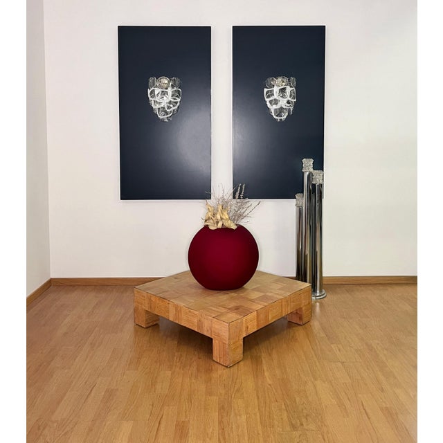 Mid-Century Modern Vintage Italian Murano Glass Crostoli Wall Lights, 1990s, Set of 2 For Sale - Image 3 of 16