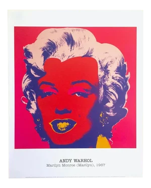 Andy Warhol Foundation Offset Lithograph Print Pop Art Poster " Marilyn Monroe " 1967