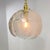 Mid-Century Modern Brutalist Murano Glass Light with Brass Frame from Kaiser Leuchten, 1970s For Sale - Image 3 of 9