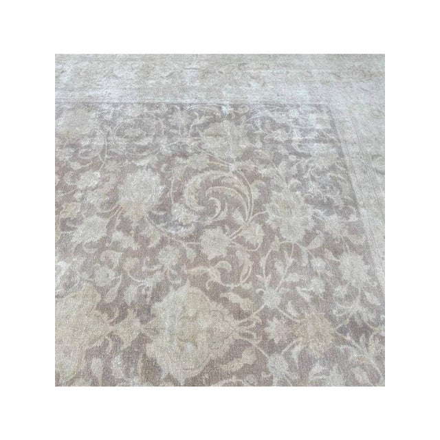 1960s 1960s Old Persian Tabriz Area Rug 10 X 13 For Sale - Image 5 of 12