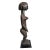 Original carved wood Bambara female figure on iron stand. Intricate traditional carved patterns and details....