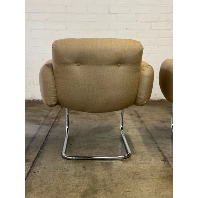 1980s Cantilevered Loungers Attributed to Harvey Probber - Pair For Sale - Image 12 of 12