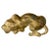 Mid 20th Century Vintage Sleeping Hound Dog Brass Figurine For Sale - Image 5 of 5
