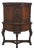 Vintage French Renaissance Carved Walnut China Cabinet For Sale