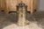 French Turn of the Century Steel and Brass Coffee Bean Dispenser, circa 1900 For Sale - Image 4 of 12