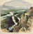 Yellowstone, Wyoming Original Landscape Framed Print, 1872 For Sale - Image 4 of 4