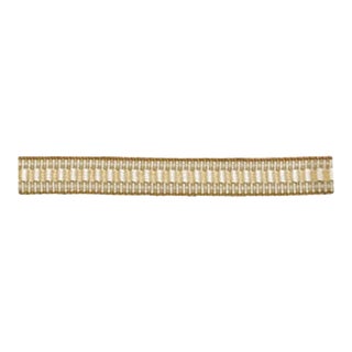 Sample - Schumacher Leeds Braid in Champagne For Sale