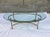 Metal Mid-Century Modern Brass Profile Glass Top Coffee Table Italy For Sale - Image 7 of 13