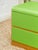 Wood Low Profile 1970’s Kelly Green and Brass Nightstands For Sale - Image 7 of 8