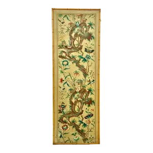 18th Century French or Italian Hand-Painted Chinoiserie Panel
