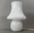 Vintage Space Age Mushroom Swirl Table Lamp in Murano Opal Glass, 1970s For Sale - Image 11 of 11