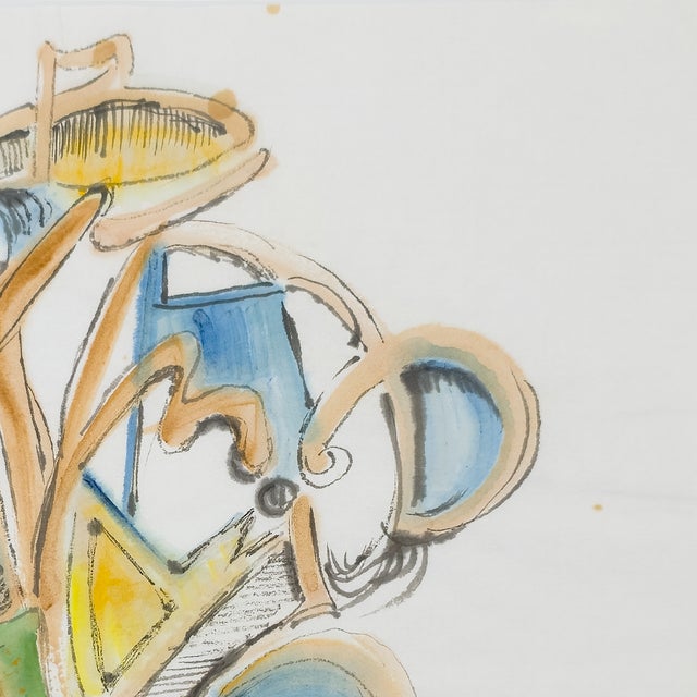 1980s Abstract Musician - Robert Lohman, C. 1981 For Sale - Image 5 of 7