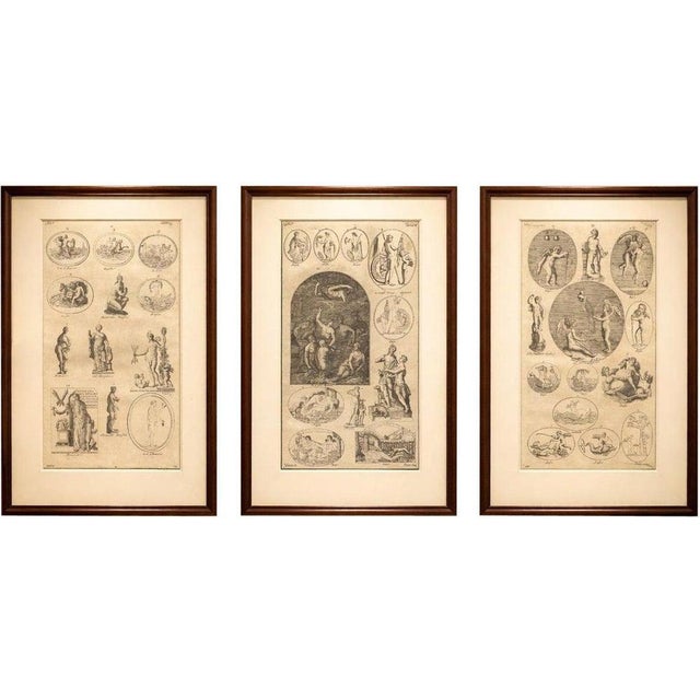 Montfaucon, Classical Gods & Mythology, 1721, Engravings, Set of 3 For Sale - Image 9 of 9
