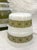 Vintage Pyrex "Verde Green & Verde Square Flowers" Mixing Bowls - Set of 9 For Sale In Palm Springs - Image 6 of 10
