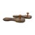 Early 20th Century Dogon Pair of Carved Wooden Shoes Women's Size 8 Mali For Sale In Denver - Image 6 of 6