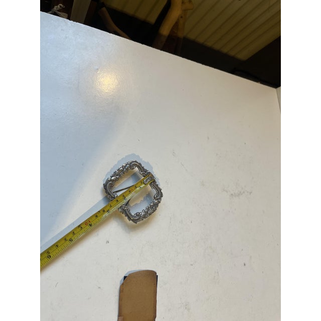 Antique European Hallmarked Silver Frame For Sale - Image 4 of 9