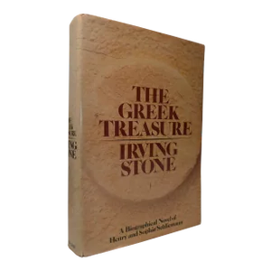 1970s Book, Irving Stone's the Greek Treasure: A Biographical Novel of Henry and Sophia Schliemann, Signed - 1 Piece.