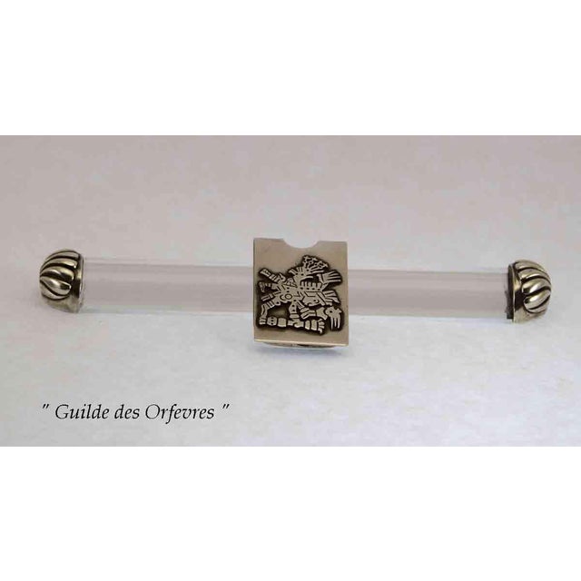 Sterling Silver Mexican Money Clip. For Sale - Image 9 of 13