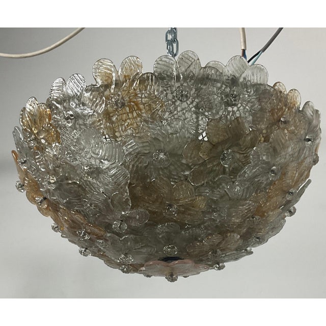 Coloured Glass Ceiling Light by Seguso, 1960 For Sale - Image 10 of 18