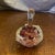 Studio Art Glass Perfume Bottle - Cranberry Core Signed by Artist Loretta Eby For Sale - Image 4 of 10