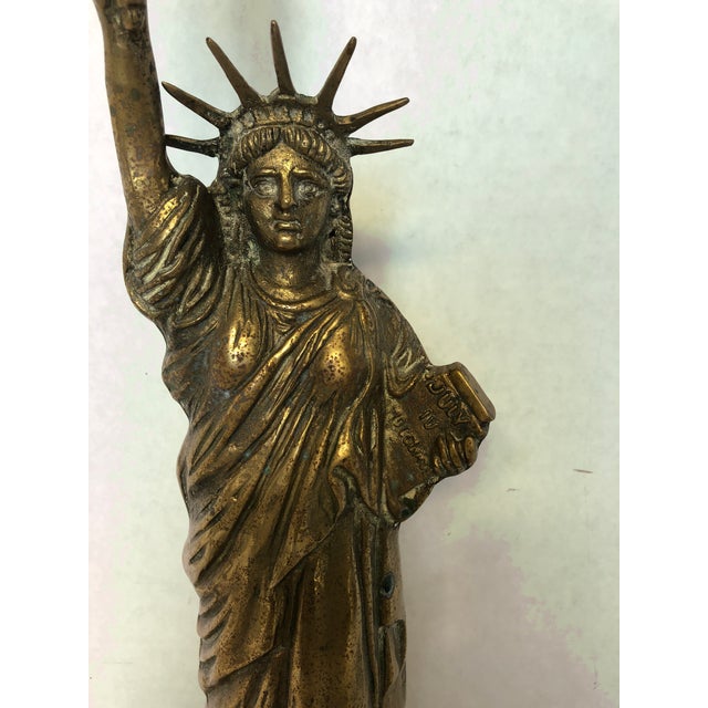 Vintage Brass Statue of Liberty Lamp Chairish