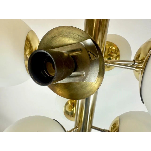 The chandelier has undergone a comprehensive renovation. It was disassembled, each element polished, and the electrical...