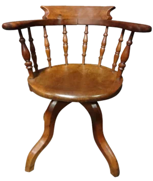 Victorian Mahogany Swivel Desk Chair