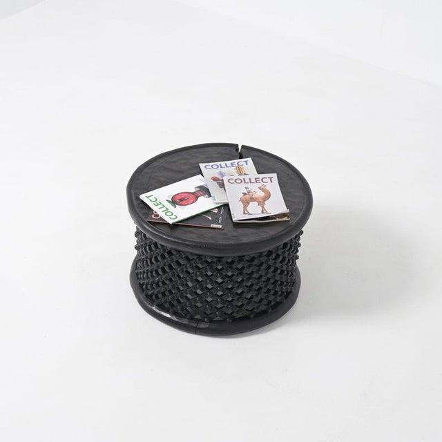 This beautiful African table was probably made in the mid-20th century. It is hand carved from 1 piece of wood, that’s why...