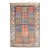 Antique Garden Box Persian Bakhtiari Scatter Rug - 3'3" x 4'10" For Sale