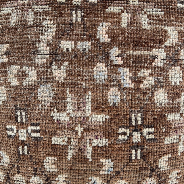 Vintage Turkish Rug Pillow For Sale - Image 4 of 5