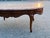 Mid-Century Modern Vintage 1960s Provincial Pink Oval Marble Top Coffee Table For Sale - Image 3 of 7