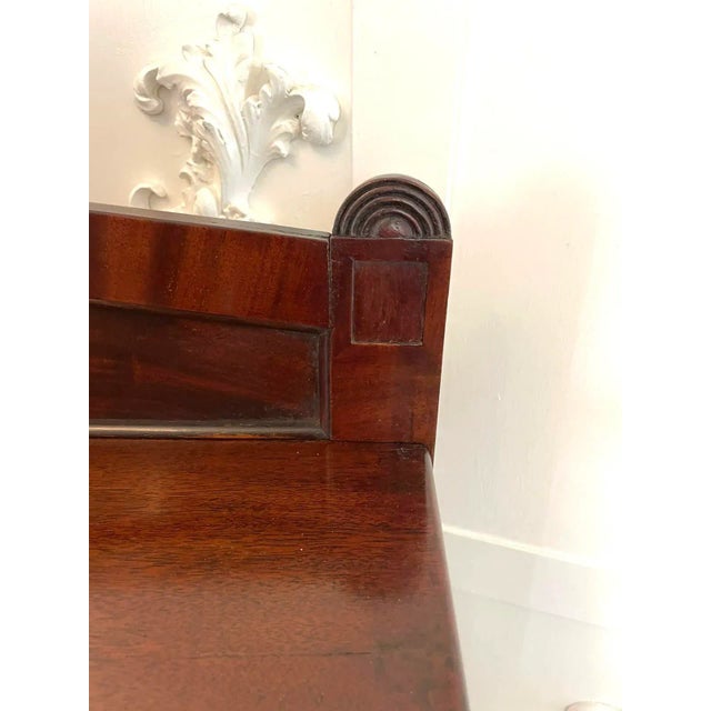 Antique Regency Quality Figured Mahogany Chiffonier, 1830s For Sale - Image 12 of 13