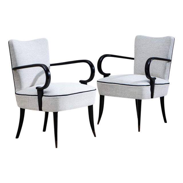 Mid-20th Century Pair of Armchairs, possibly Italy For Sale